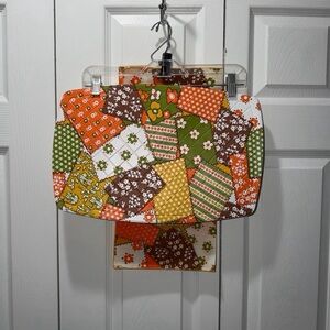 NWOT Vtg. 70’s JC Penney’s Calico Heavy Plastic Placemats and Napkins - Set of 4